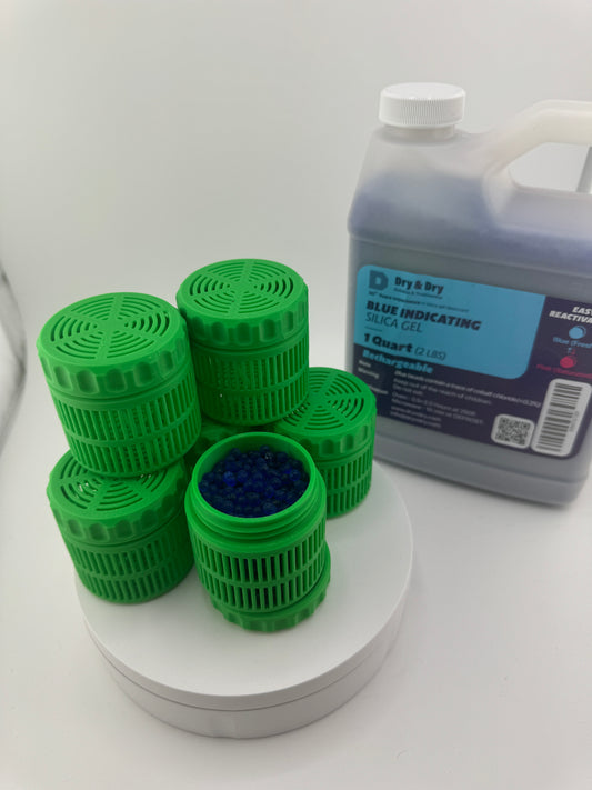 3D printed Canisters with Rechargeable Desiccant